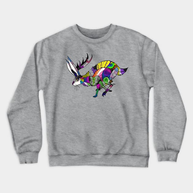 Pride Jackalope Crewneck Sweatshirt by manicgremlin